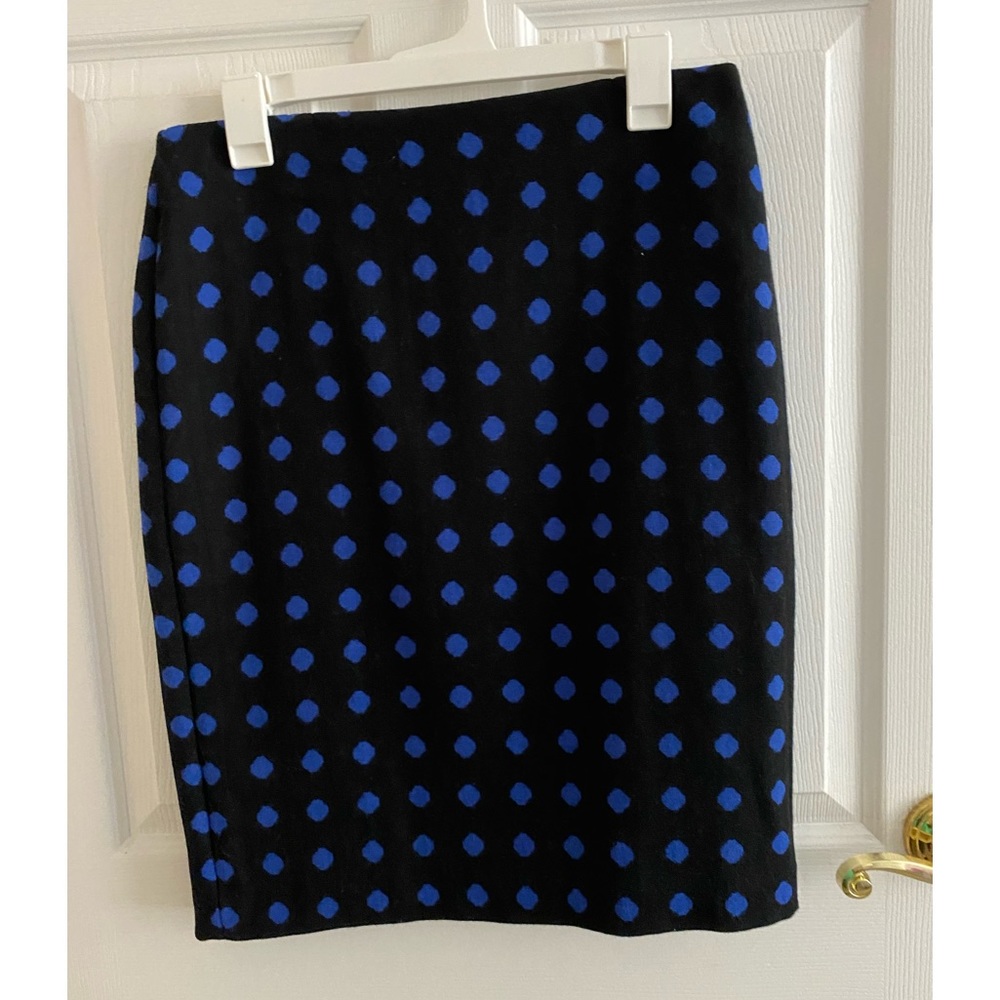 Talbots Black & Royal Blue skirt!  Great for Fall & winter!